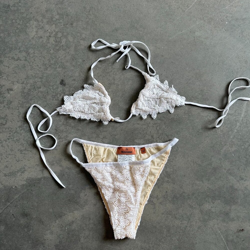 Missoni Lace 2-Piece Swim Suit- Used Once (size 38)